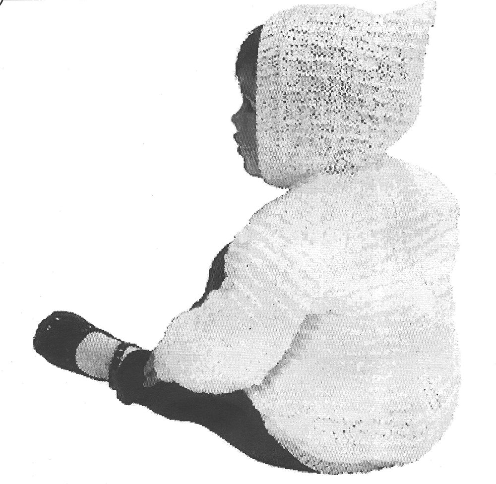 Back Zippered Baby Sweater Pattern