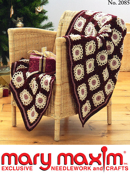 Antique Christmas Afghan Pattern – Mary Maxim