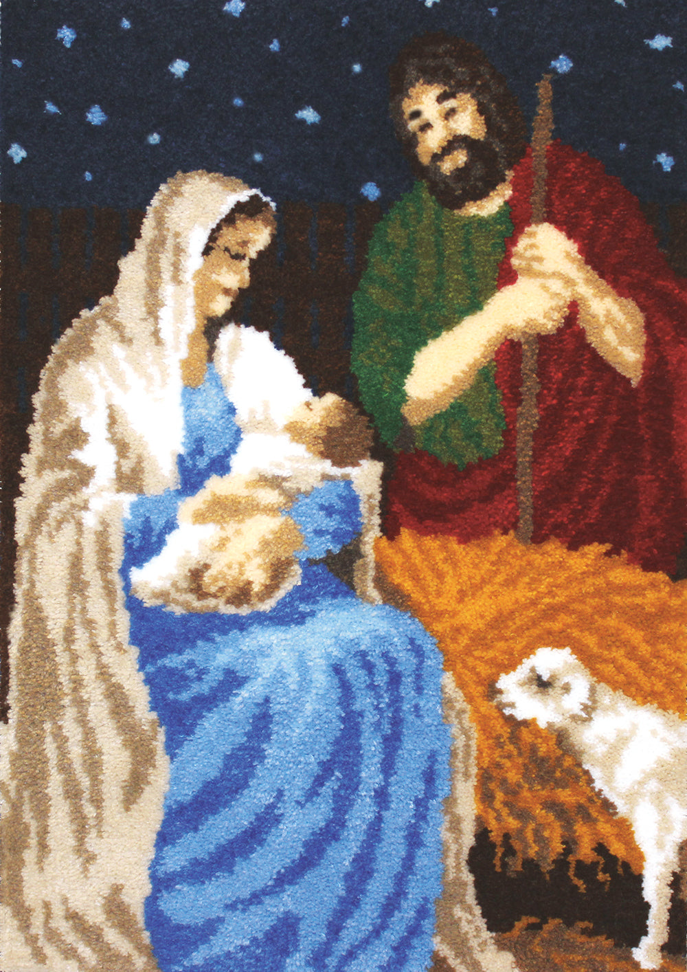 Nativity Rug Pattern