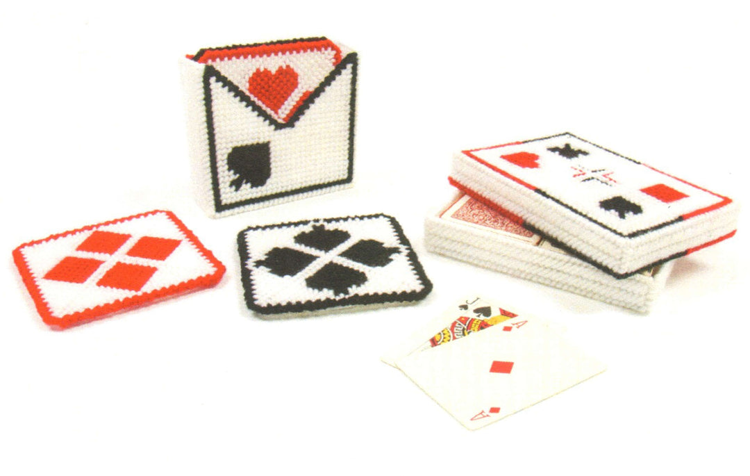 Playing Card Coasters & Box Pattern