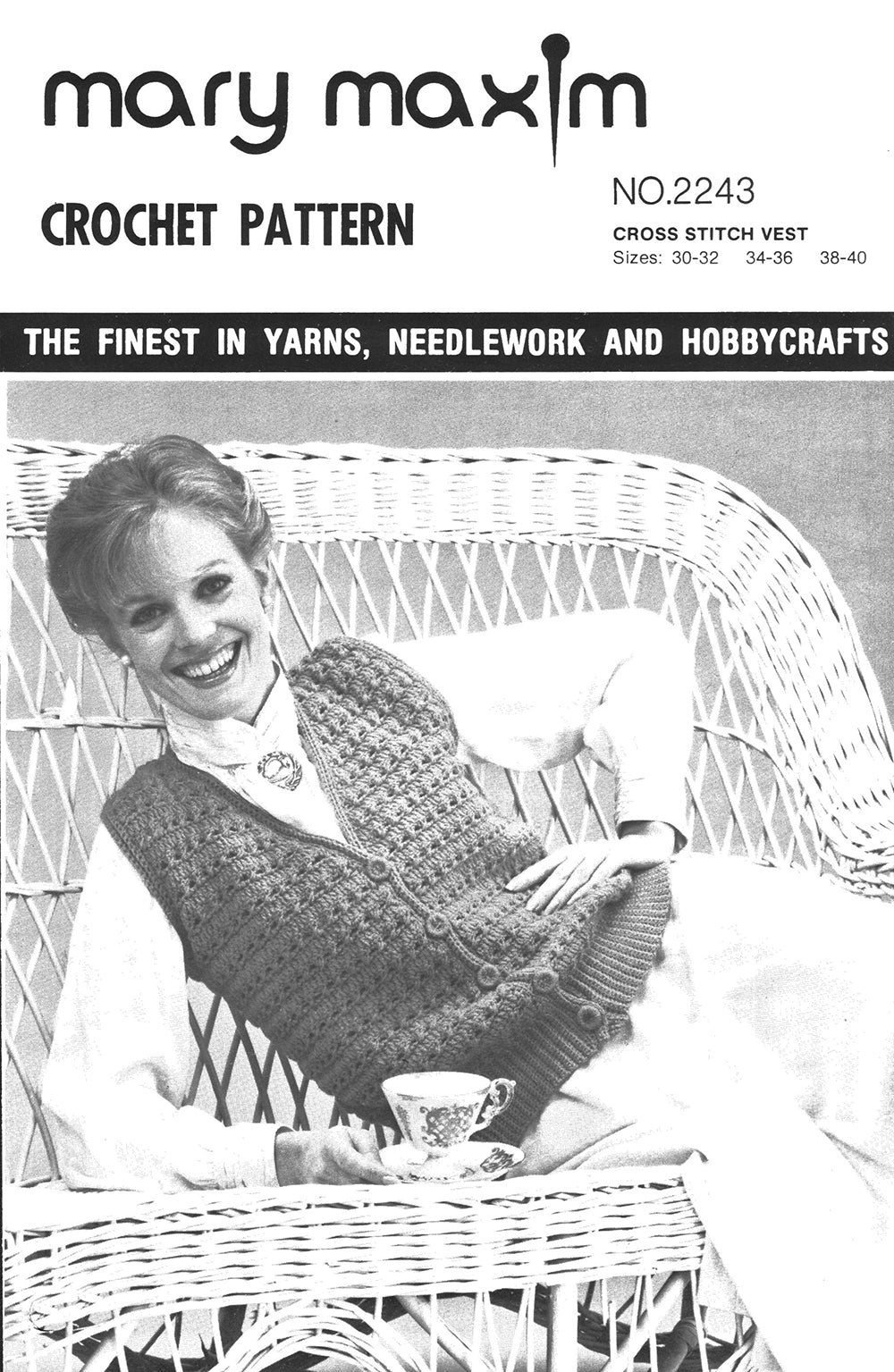 Cross Stitch Vest Pattern