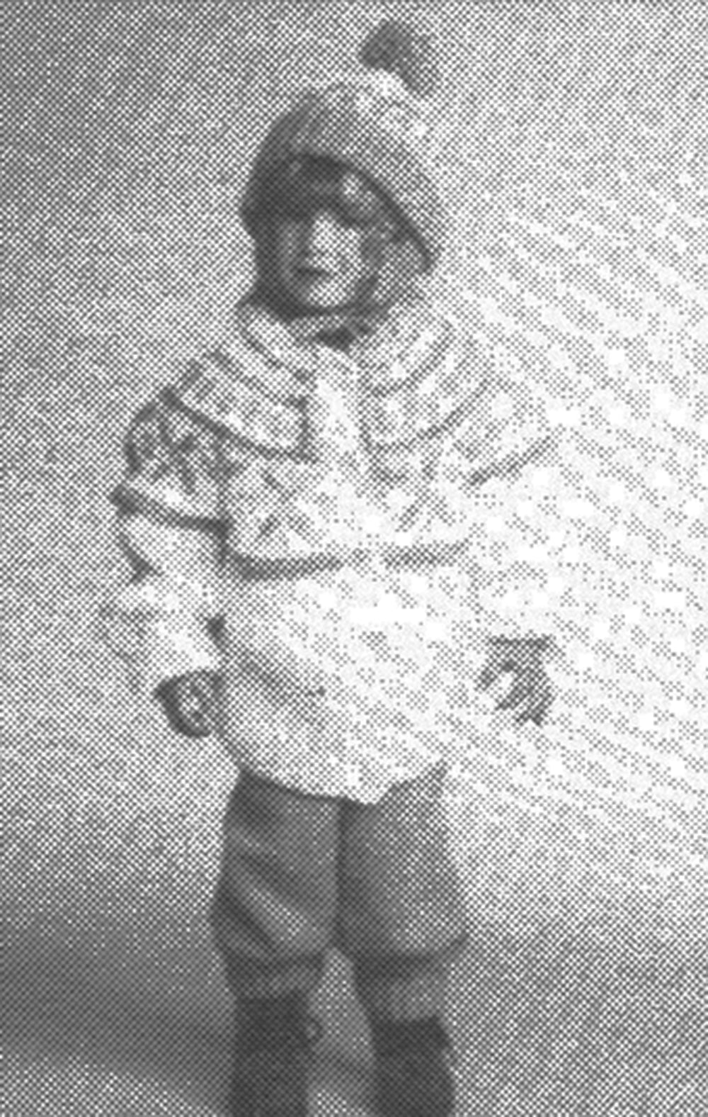 Modèle Fair Isle Yoke Cardigan, Salopette Et Chapeau