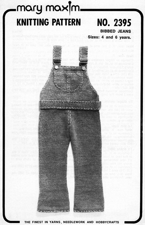 Bibbed Jeans Pattern