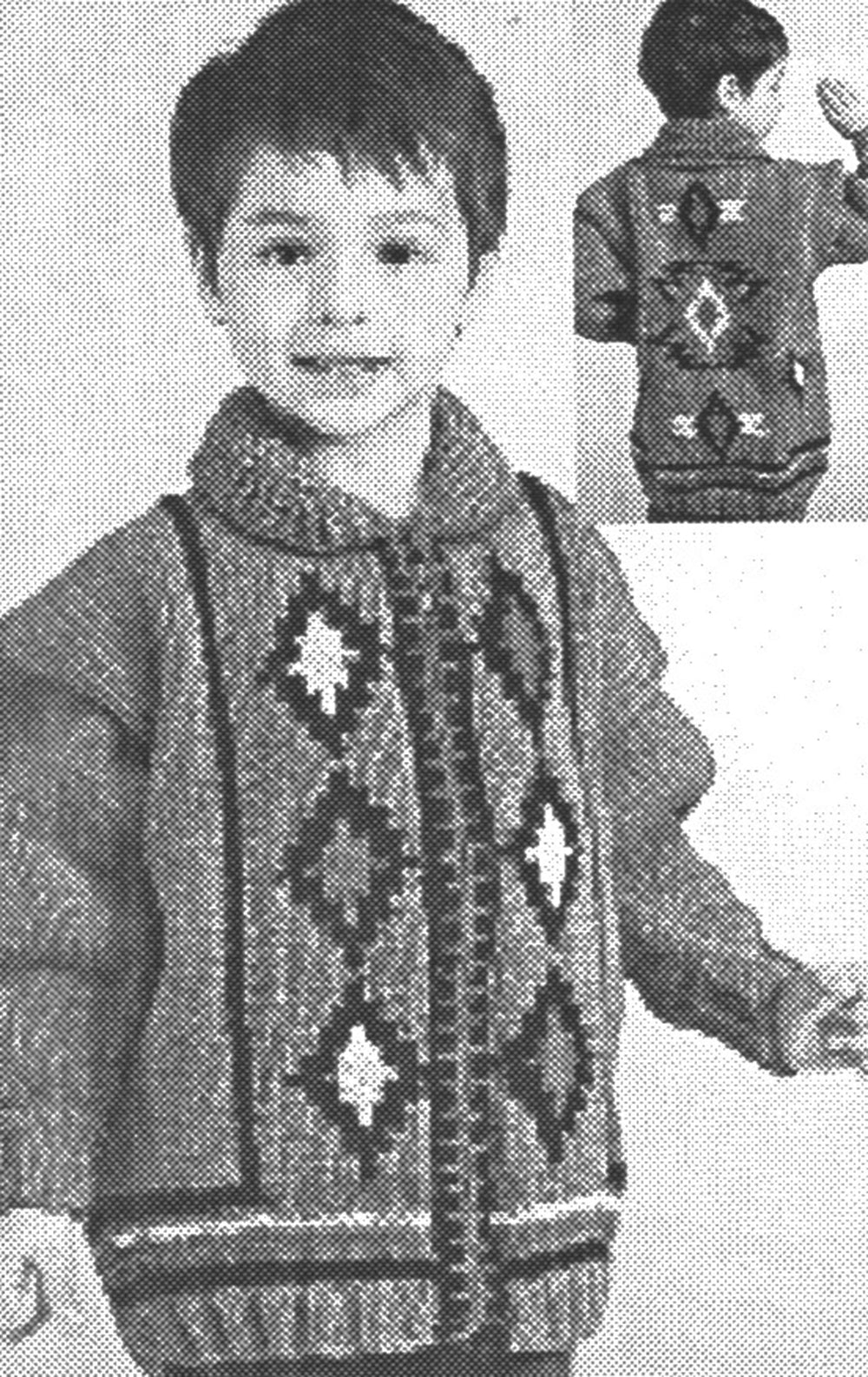 Patrón de abrigo afgano