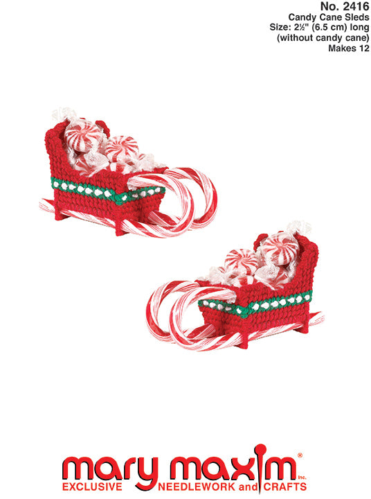 Candy Cane Sleds Pattern
