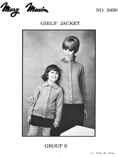 Girls' Jacket Pattern