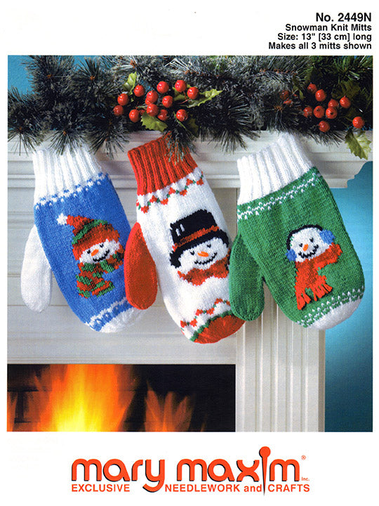 Snowman Mittens