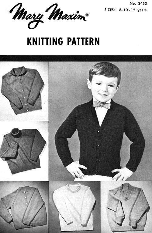 Children's Basic Cardigans and Pullovers Pattern