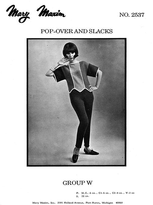 Pop-Over and Slacks Pattern