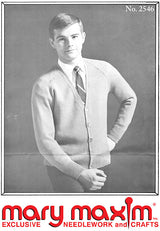 V-Neck Cardigan Pattern