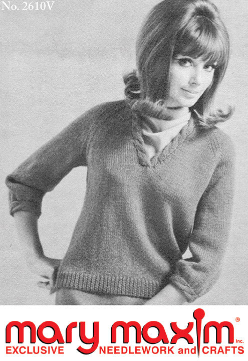 Ladies' Cable Pullover Pattern
