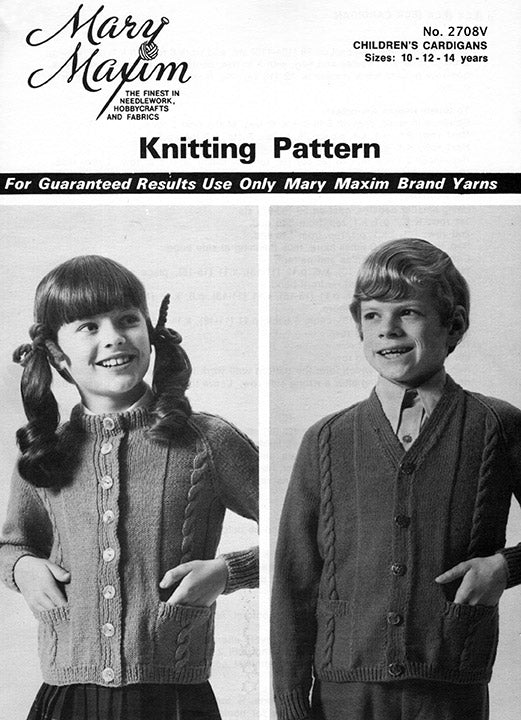 Children's (4-8) Cardigan Pattern