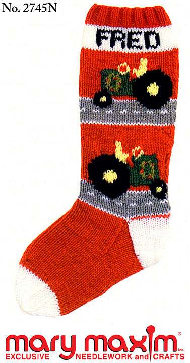 Tractor Stockings Pattern