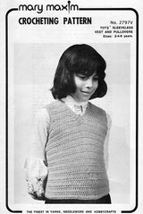 Tot Sleeveless Vest and Pullovers Pattern