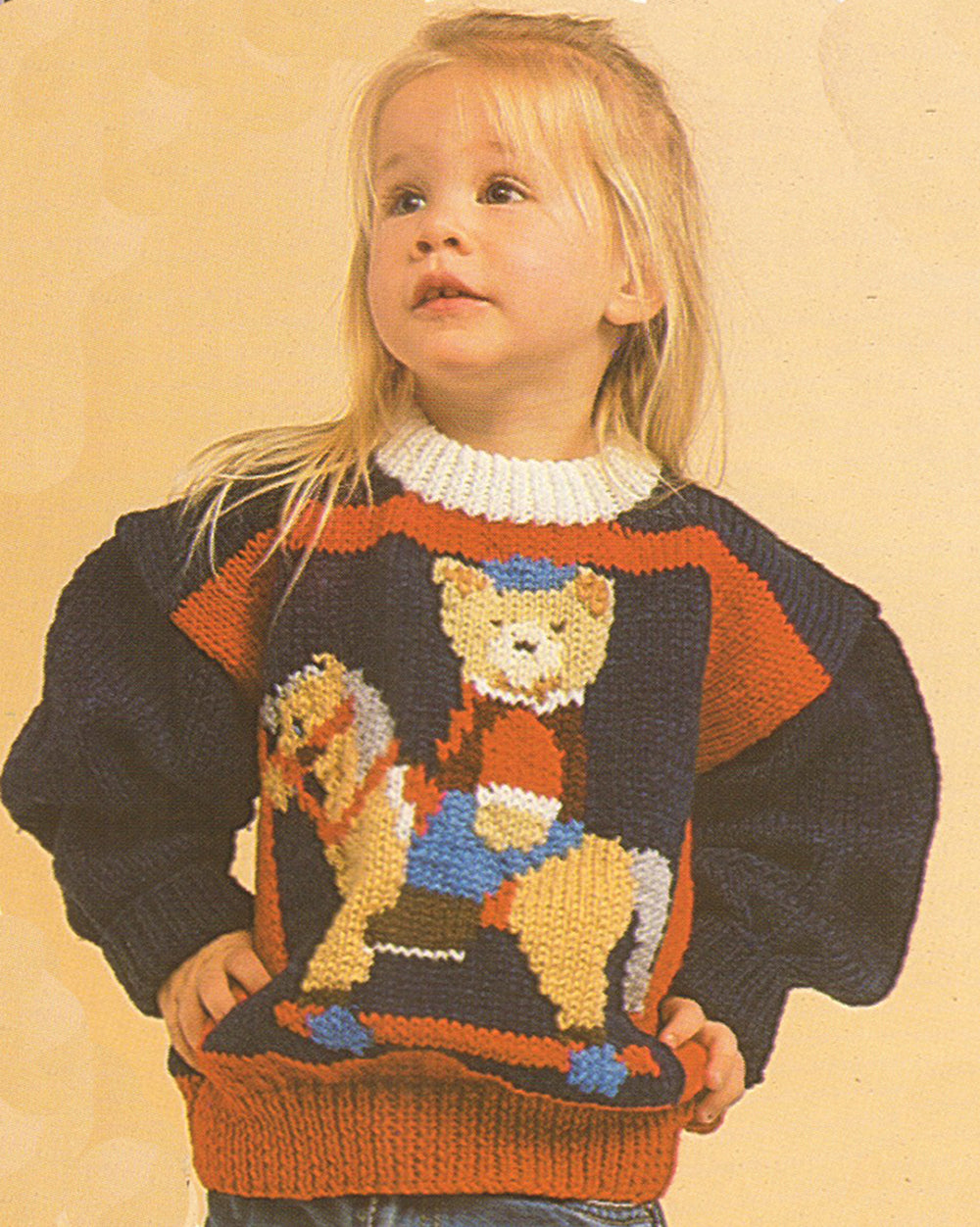 Teddy on a Horse Pullover Pattern