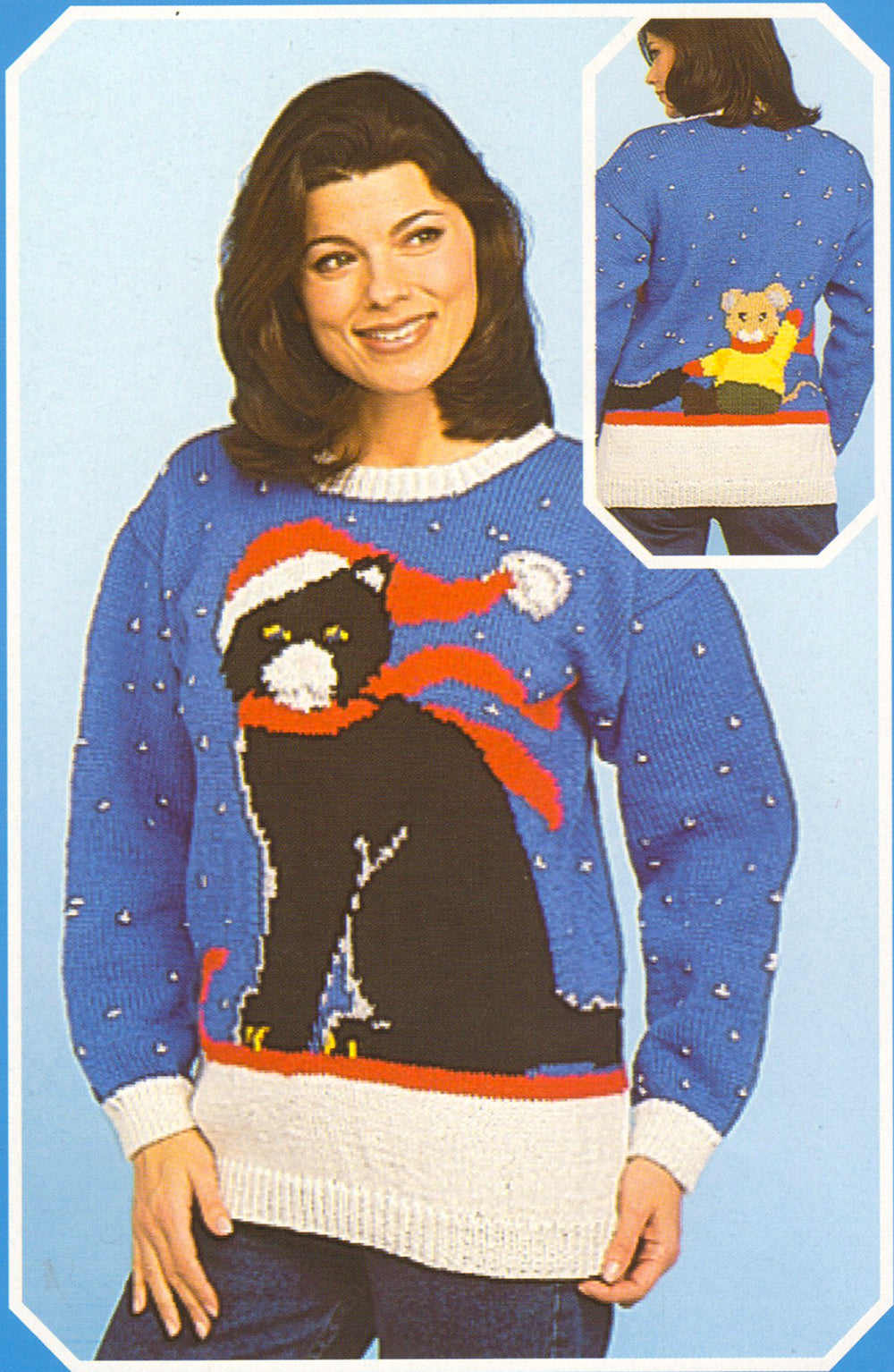Christmas Cat Pullover Pattern