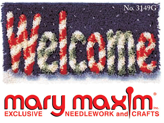 Candycane Welcome Rug Pattern