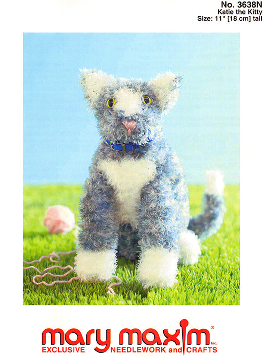 アンティーク　『Kitty KAT』 O' Day Katie the Kitty Pattern – Mary Maxim
