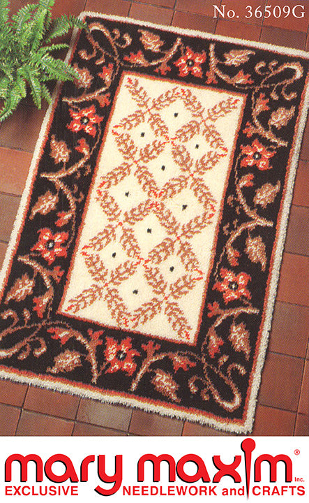Floral Trellis Rug Pattern