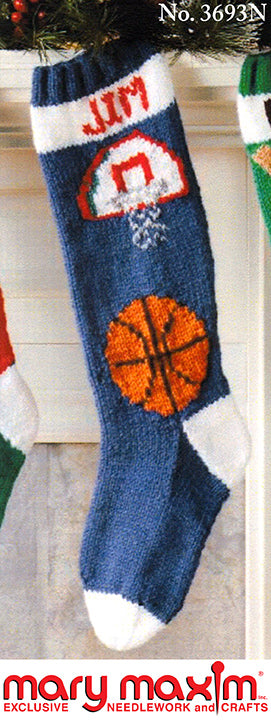 Basketball Stockings Pattern