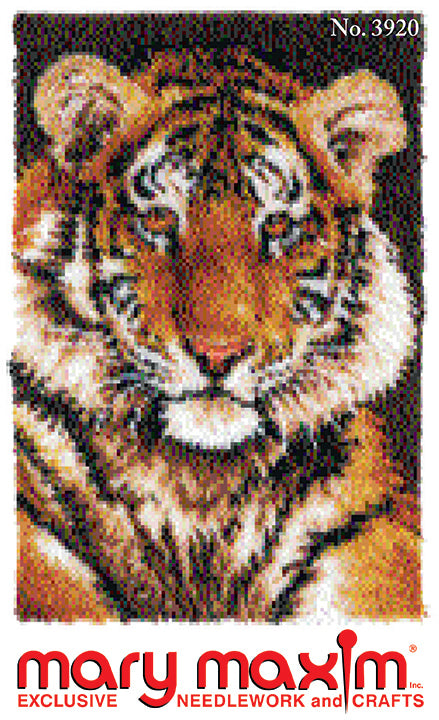Tiger Portrait Pattern