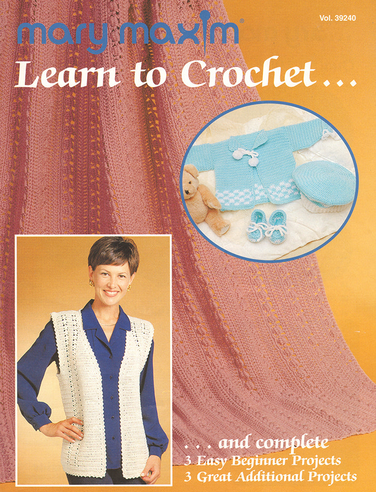 Downloadable Mary Maxim Learn to Crochet Book