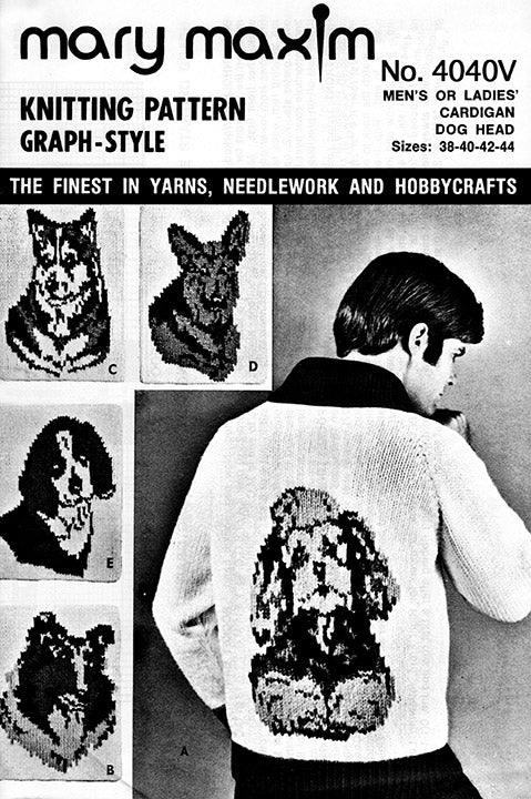 Dog Head Cardigan Pattern
