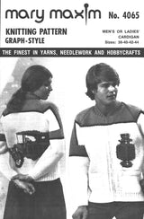Patrón de cárdigan para hombre o mujer