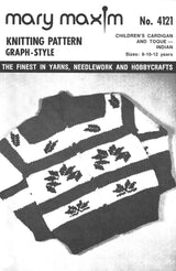 Patrón de cárdigan y toque indio para niños