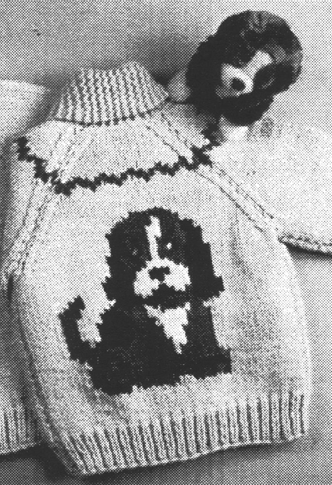 Patrón de suéter de cachorro Poochie