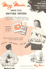 Cárdigan para mujer o joven - Patrón de pato salvaje