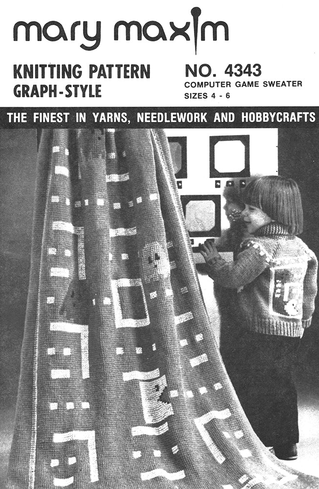 Patrón de suéter de juego de computadora