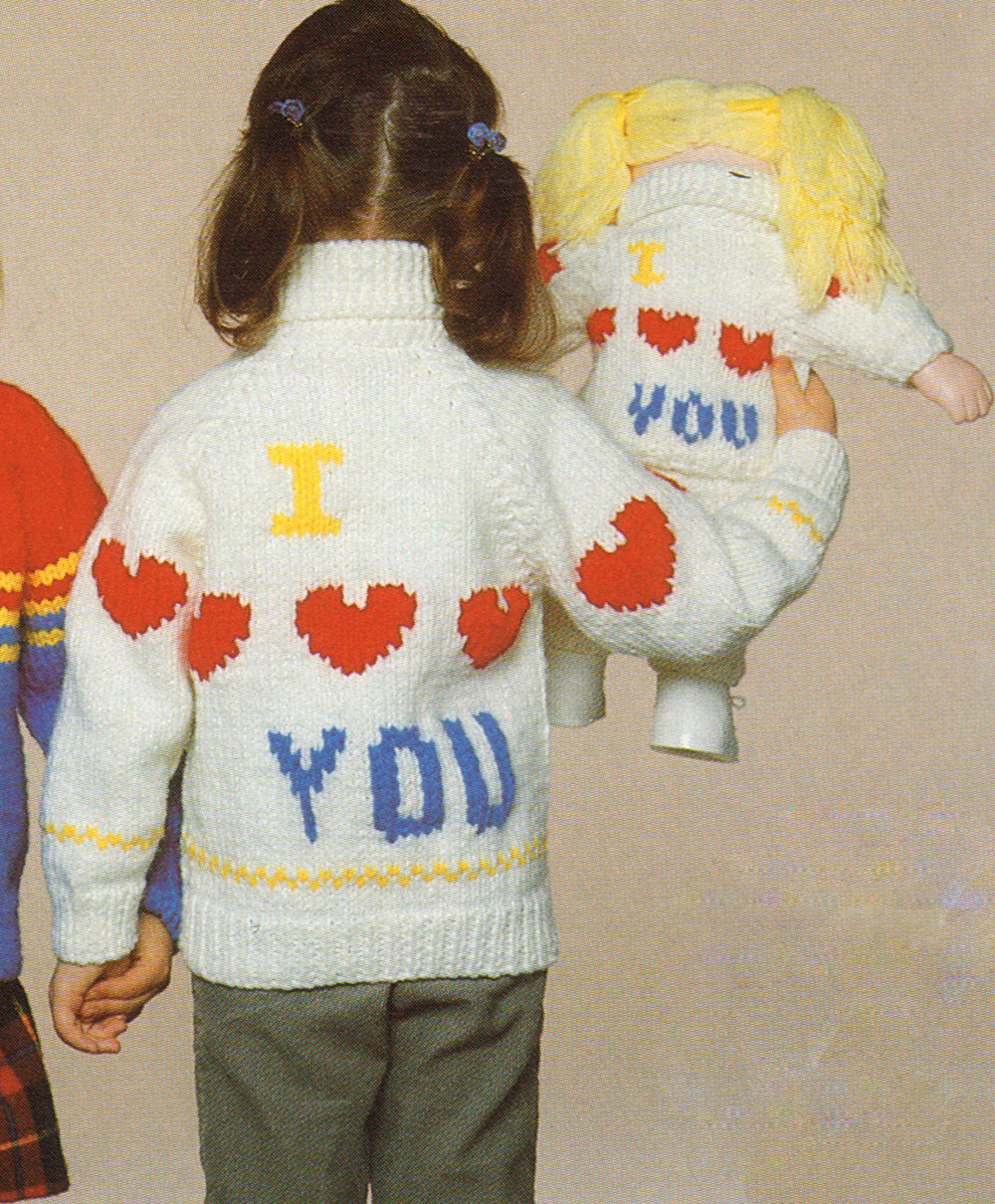 I Love You Doll Sweater Pattern