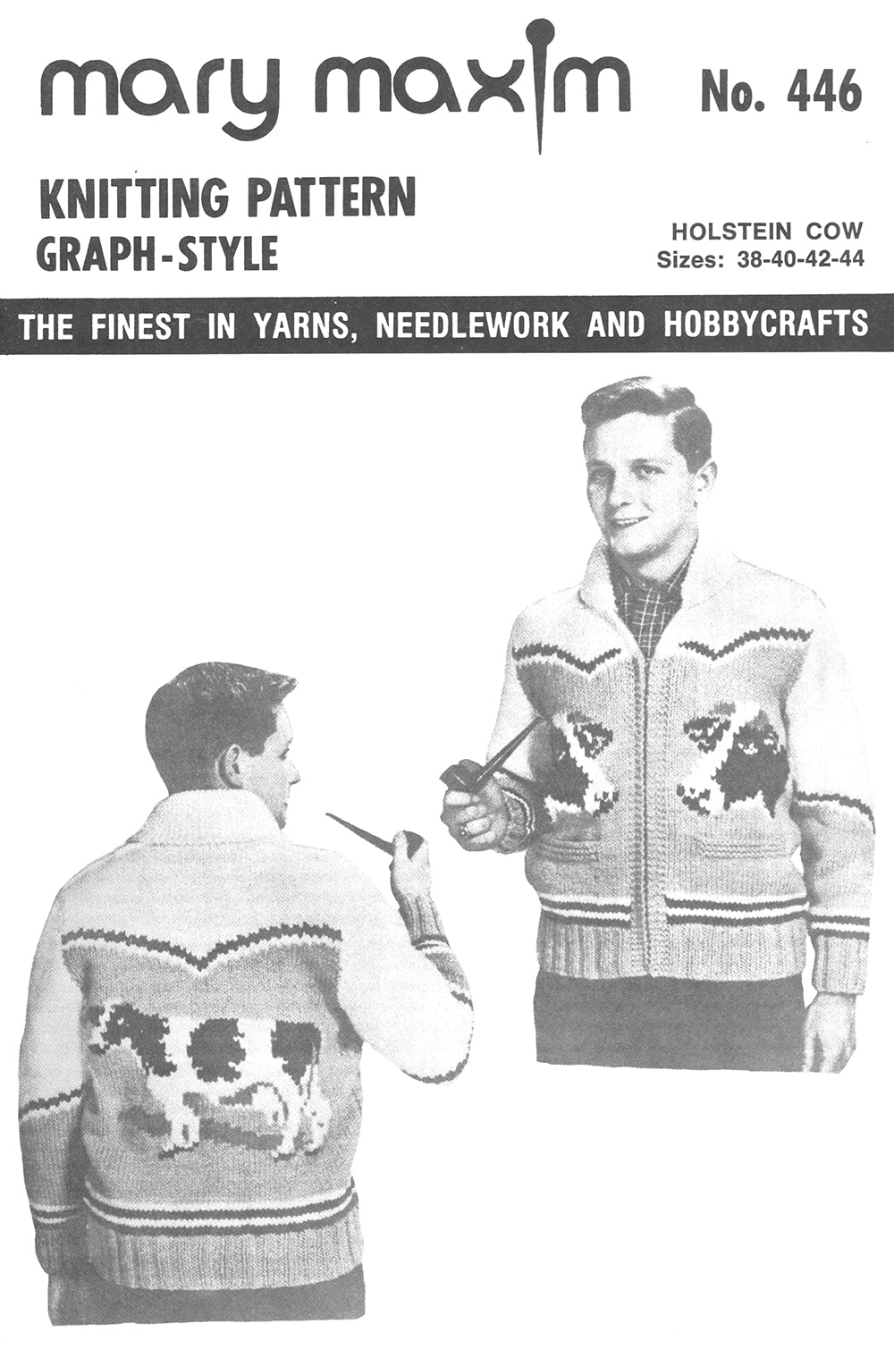 Holstein Cow Cardigan Pattern – Mary Maxim