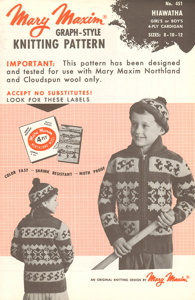 Hiawatha Cardigan Pattern