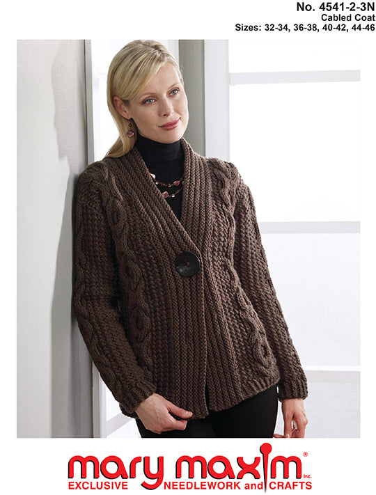Cabled Coat Pattern