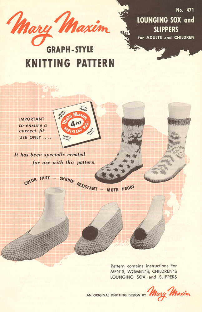 Lounging Sox and Slippers Pattern
