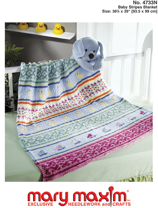 Baby Stripes Blanket Pattern