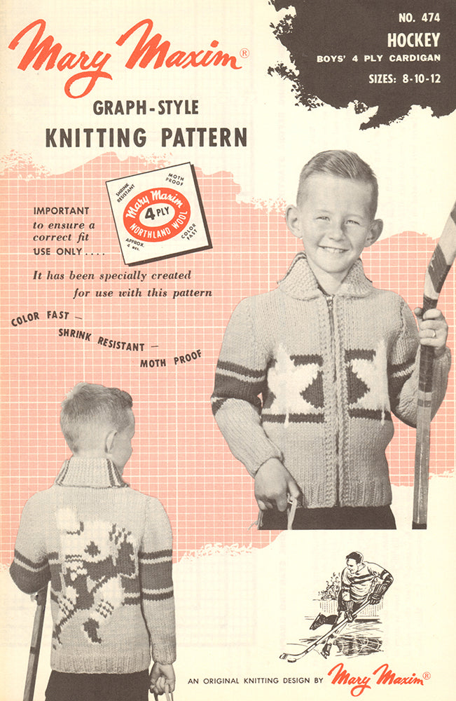 Hockey Cardigan Pattern