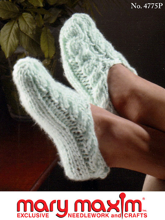 Cabled Slippers Pattern