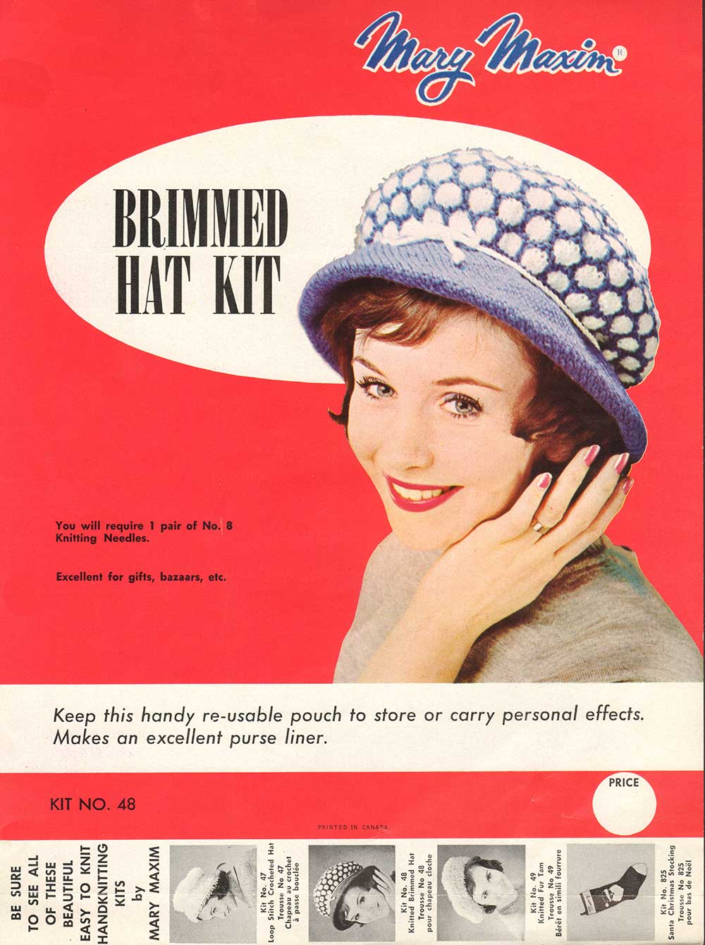 Knitted Brimmed Hat Pattern