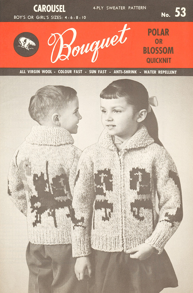 Patrón de cárdigan carrusel