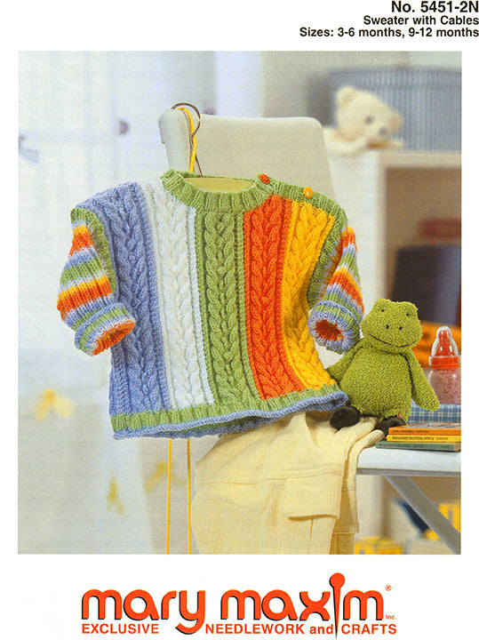 Sweater with Cables Pattern