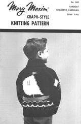 Children's Sailboat Cardigan Pattern