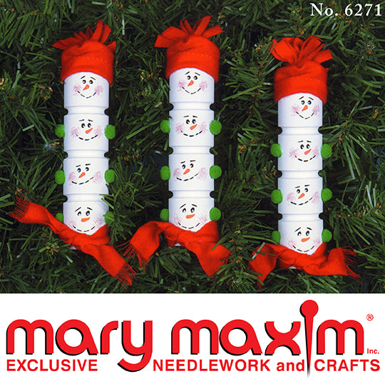 Marshmallow Fellas Totem Snowmen Pattern