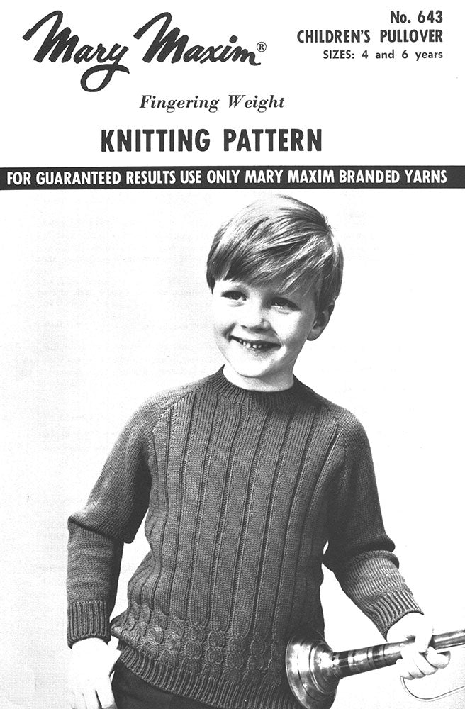 Children's Pullover Pattern