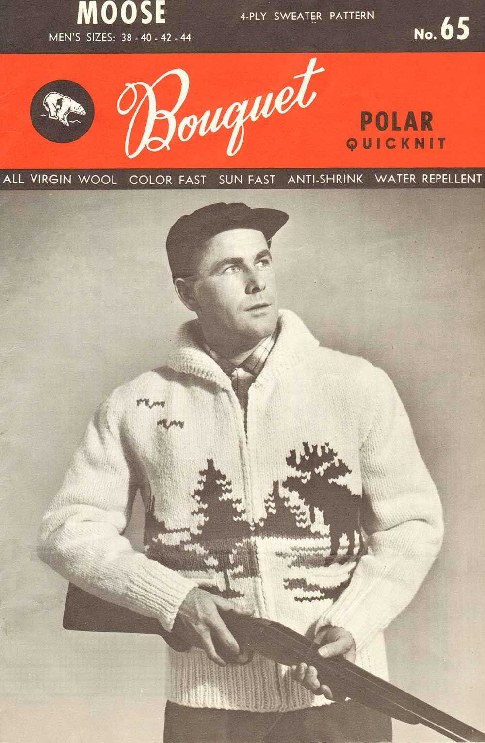 Men's Polar Sweater - Moose