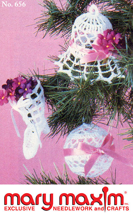 Bell, Boot and Ball Ornaments Pattern