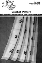 Rosebud Baby Afghan Pattern - Crochet