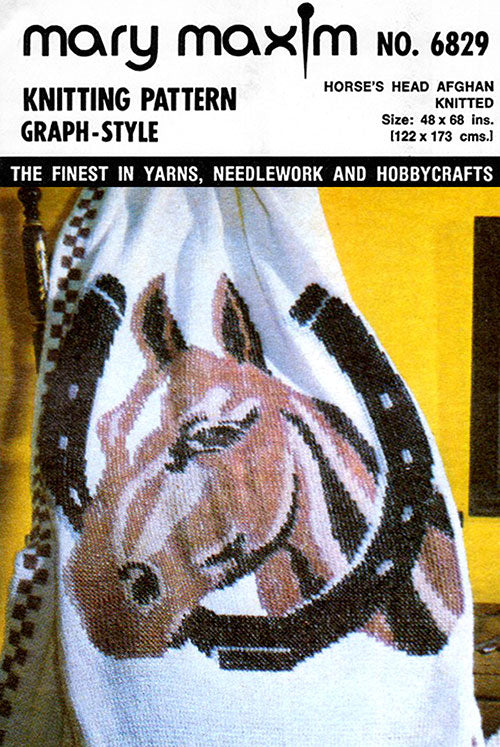 Horse's Head Afghan Pattern